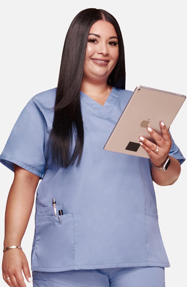 Cherokee Original Women's Scrubs Top 4700 Metro Workwear.