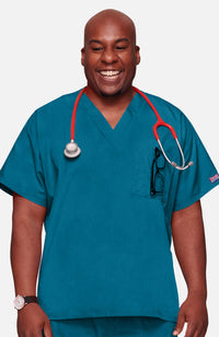 Cherokee Original Unisex V-Neck 2 Pocket Scrub Top 4777 Metro Workwear.