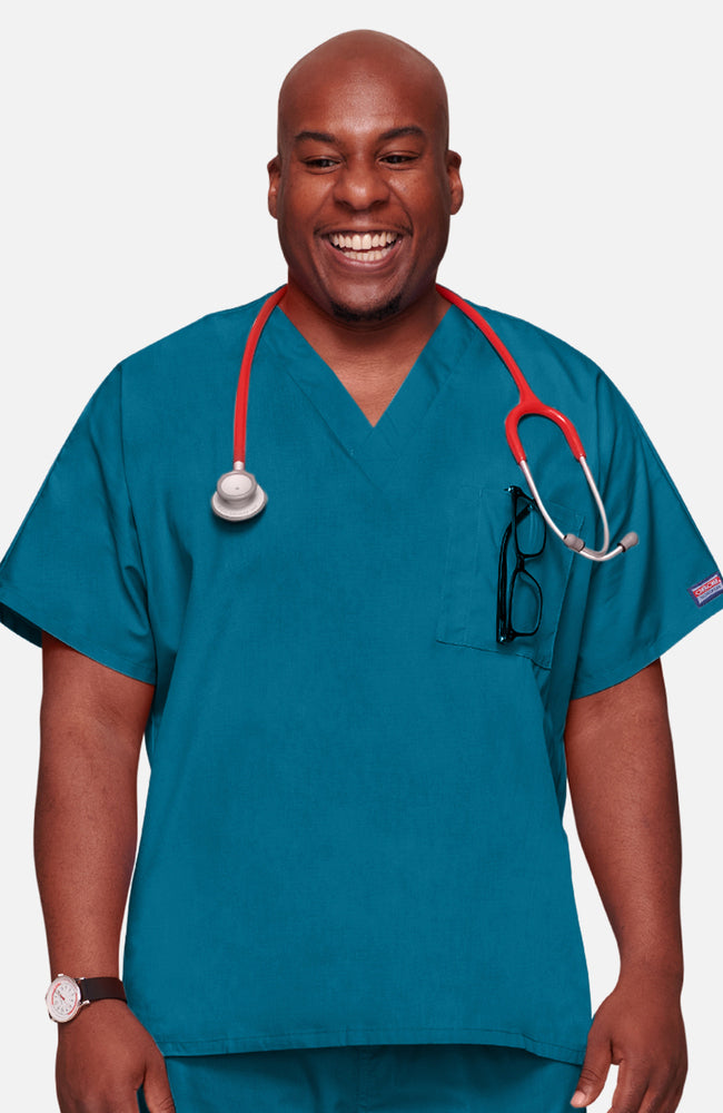 Cherokee Original Unisex V-Neck 2 Pocket Scrub Top 4777 Metro Workwear.