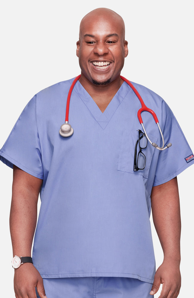 Cherokee Original Unisex V-Neck 2 Pocket Scrub Top 4777 Metro Workwear.