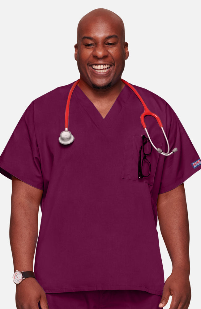 Cherokee Original Unisex V-Neck 2 Pocket Scrub Top 4777 Metro Workwear.