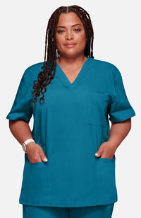 Cherokee Original Unisex V-Neck 3 Pocket Scrub Top 4876 Metro Workwear.