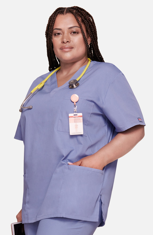 Cherokee Original Unisex V-Neck 3 Pocket Scrub Top 4876 Metro Workwear.