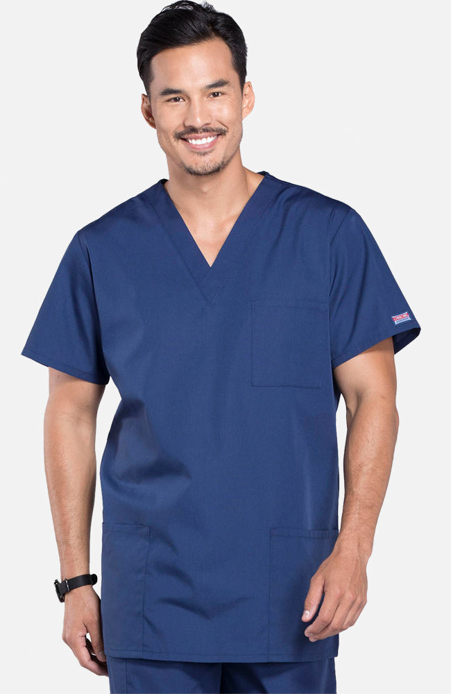 Cherokee Original Unisex V-Neck 3 Pocket Scrub Top 4876 Metro Workwear.