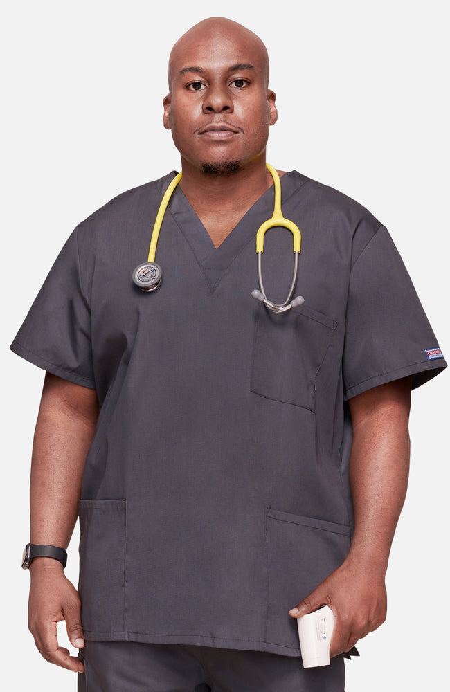 Cherokee Original Unisex V-Neck 3 Pocket Scrub Top 4876 Metro Workwear.