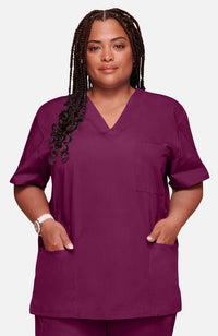 Cherokee Original Unisex V-Neck 3 Pocket Scrub Top 4876 Metro Workwear.