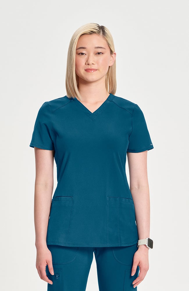 Cherokee Infinity Women's Scrub Top CK865A Metro Workwear.