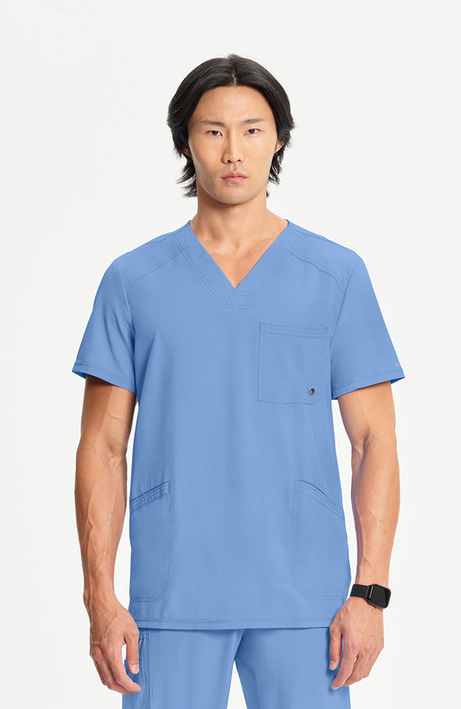 Cherokee Infinity Men's Scrub Top CK900A Metro Workwear.