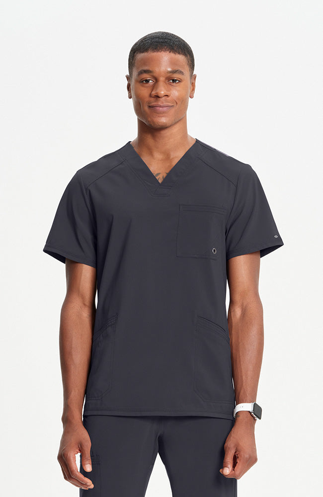 Cherokee Infinity Men's Scrub Top CK900A Metro Workwear.