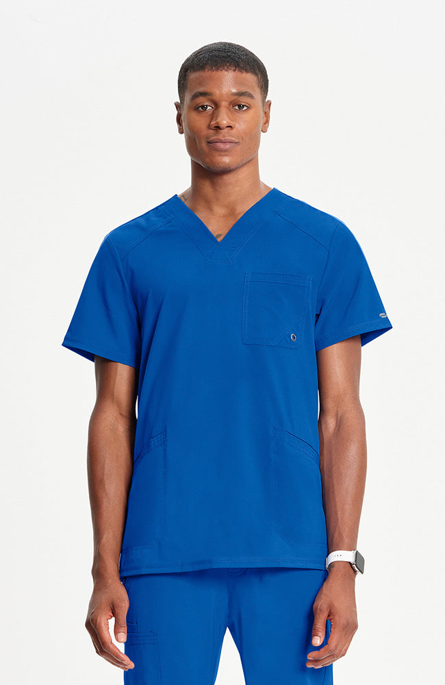 Cherokee Infinity Men's Scrub Top CK900A Metro Workwear.
