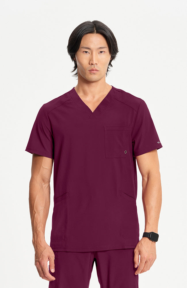 Cherokee Infinity Men's Scrub Top CK900A Metro Workwear.