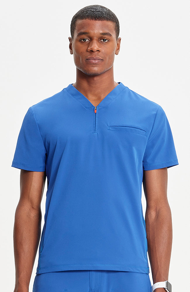 Cherokee Infinity Men's Zip Up Scrub Top IN702A Metro Workwear.