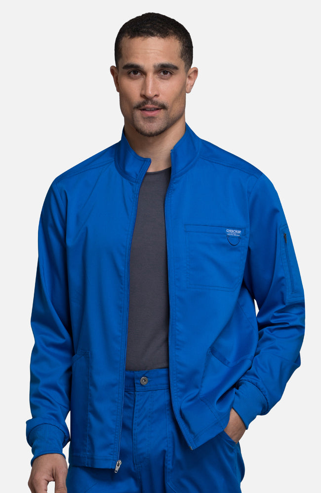 Cherokee Revolution Men's Scrub Jacket WW320 Metro Workwear.