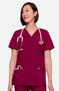 Cherokee Revolution Women's Scrub Top WW620 Metro Workwear.