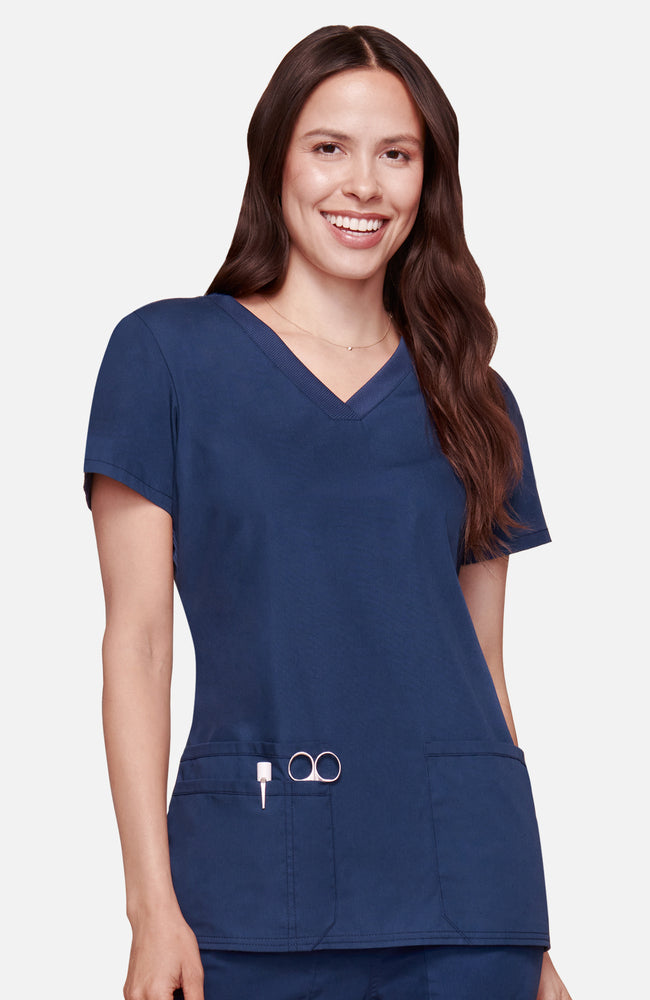 Cherokee Original Women's V-Neck Scrub Top WW645 Metro Workwear.