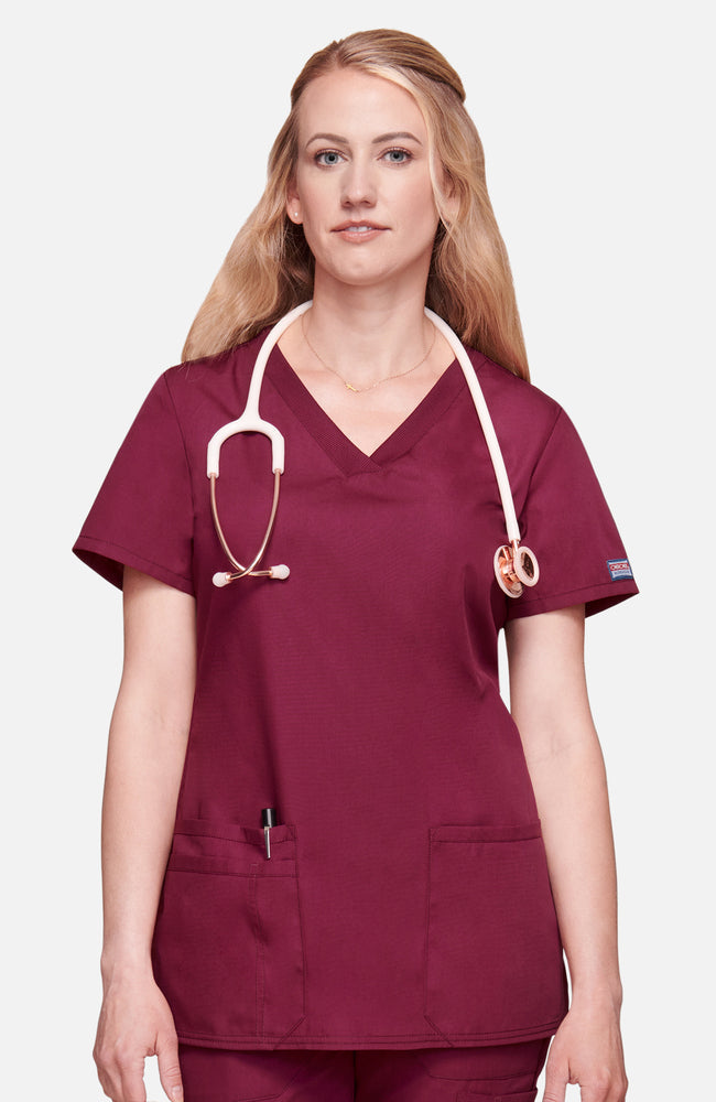 Cherokee Original Women's V-Neck Scrub Top WW645 Metro Workwear.