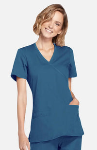 Cherokee Original Women's Mock Wrap Scrub Top WW650  Simply Scrubs Australia