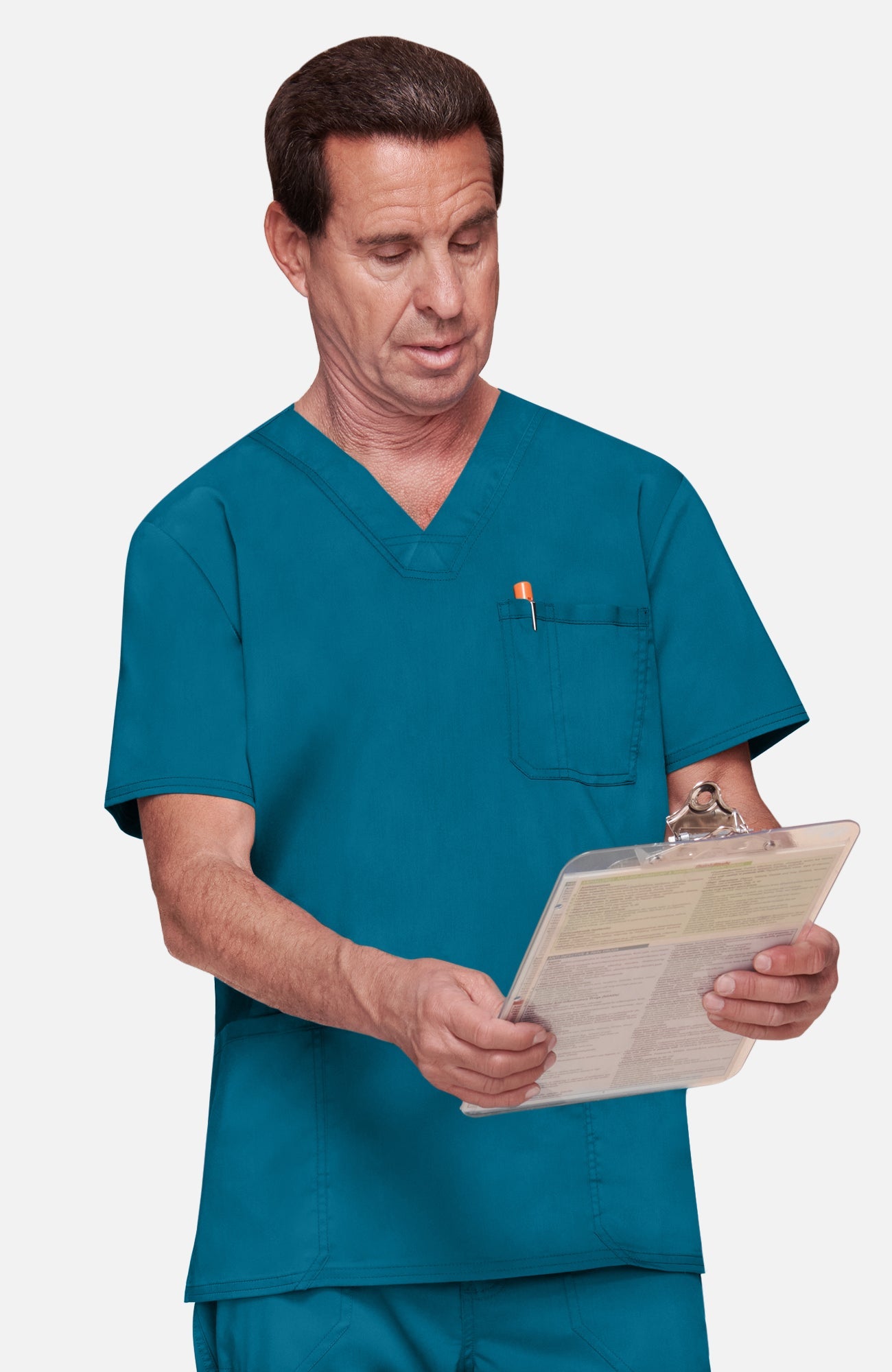 Cherokee Revolution Men's Scrub Top WW670 Metro Workwear.