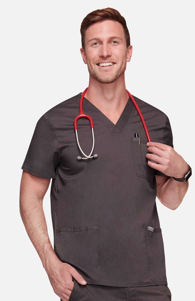 Cherokee Revolution Men's Scrub Top WW670 Metro Workwear.