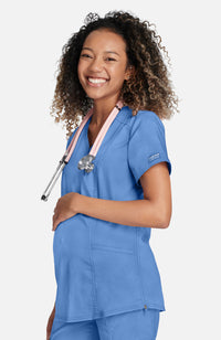 Cherokee Revolution Maternity Scrub Top WW688 Metro Workwear.