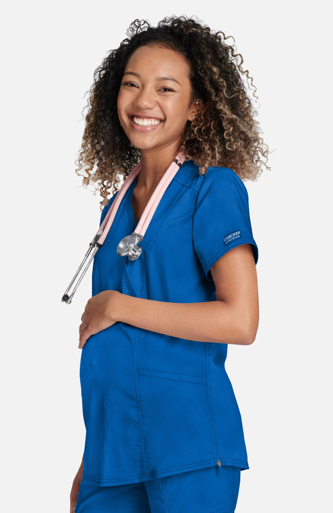 Cherokee Revolution Maternity Scrub Top WW688 Metro Workwear.