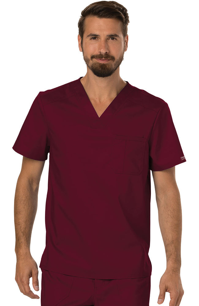 Cherokee Revolution Men's Scrub Top WW690 Metro Workwear.