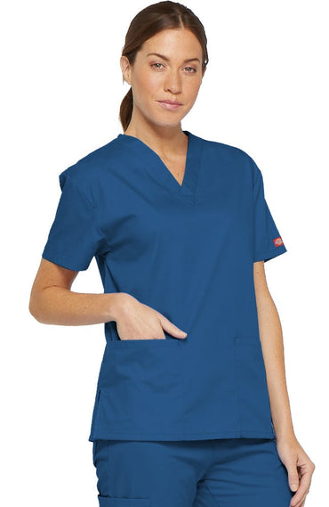 Dickies EDS Signature Women's V-Neck Scrub Top 86706 Metro Workwear.
