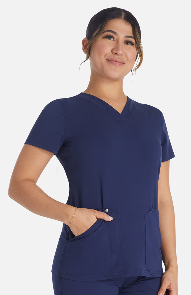 Dickies EDS NXT Women's V-Neck Scrub Top DK678 Metro Workwear.