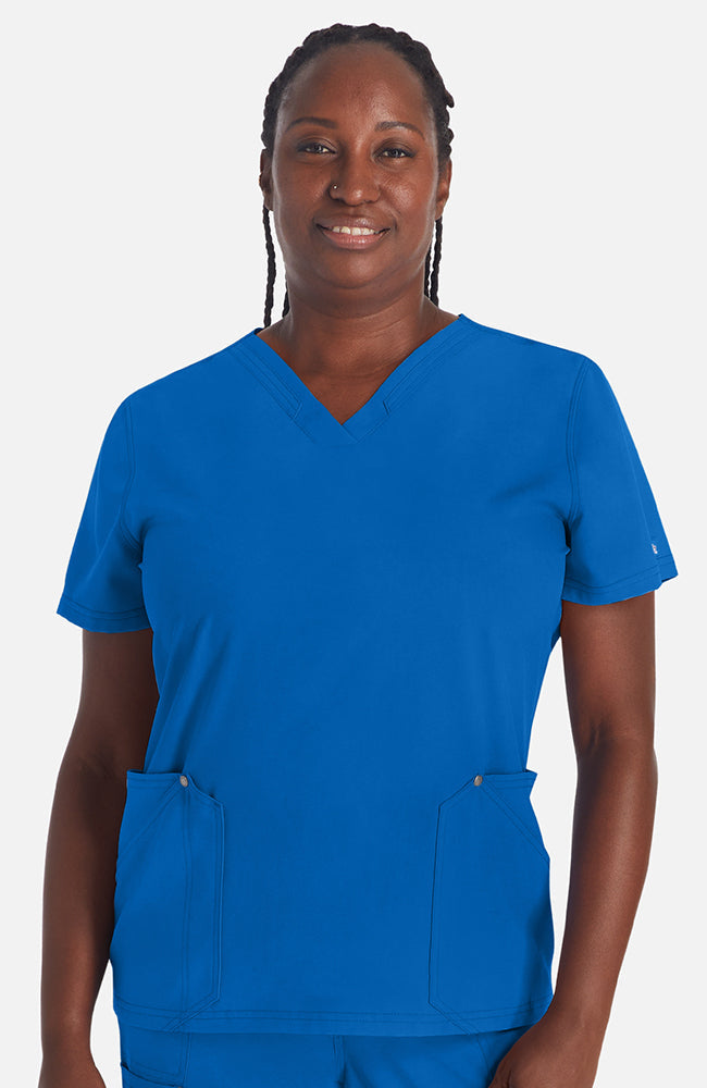 Dickies EDS NXT Women's V-Neck Scrub Top DK678 Metro Workwear.