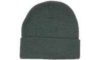 Headwear Knitted Acrylic Beanie X12 - 4243 in Bottle