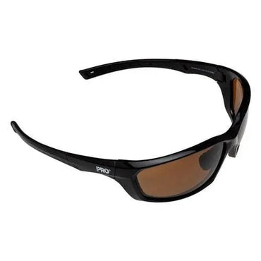 Pro Choice  Surge Polarised Brown Lens Safety Glasses Gloss Black Frame - 2219 Metro Workwear.