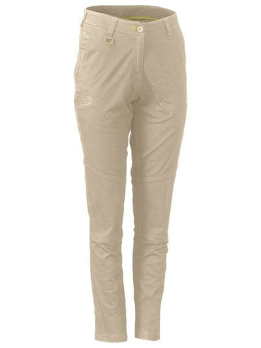Bisley Women's Mid Rise Stretch Cotton Pants BPL6015 Metro Workwear.