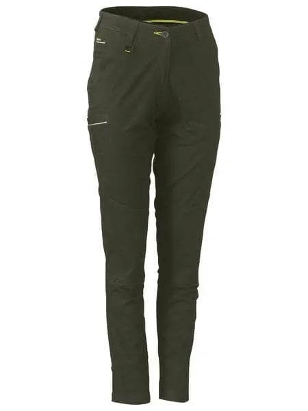 Bisley Women's Mid Rise Stretch Cotton Pants BPL6015 - Allsorts Workwear