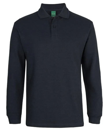 Jb's Popcorn Cotton Long Sleeve Polo Shirt 2PCL