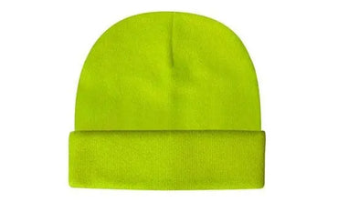 Headwear Hi-vis Knitted Acrylic Beanie X12 - 3028 Metro Workwear.