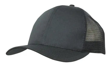Headwear Mesh Back Breathable P/twill 3819 Caps X12 - 3819 Metro Workwear.