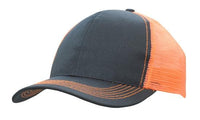 Headwear Mesh Back Breathable P/twill 3819 Caps X12 - 3819 Metro Workwear.