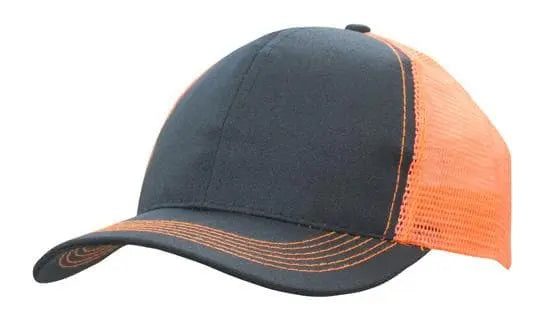 Headwear Mesh Back Breathable P/twill 3819 Caps X12 - 3819 Metro Workwear.