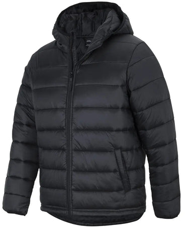 Jb's Urban Puffer Hooded Jacket 3AHU Metro Workwear.