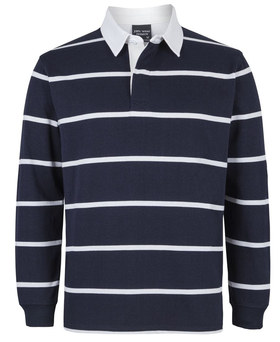 Jb's Yarn Dyed Rugby Polo Shirt 3RYD