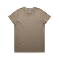 As Colour Women's maple tee 4001 Casual Wear As Colour MUSHROOM XSM 