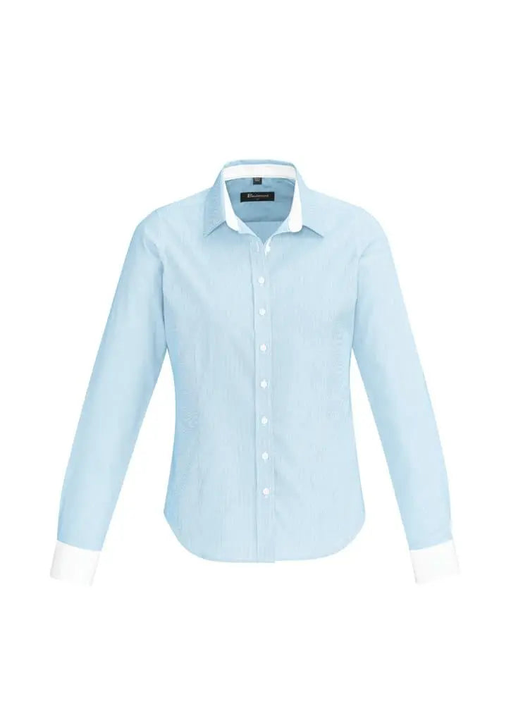 Biz Corporates Fifth Avenue Womens Long Sleeve Shirt 40110 Metro Workwear.