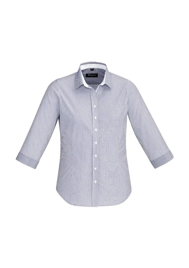 Biz Corporates Fifth Avenue Womens 3/4 Sleeve Shirt 40111 Metro Workwear.
