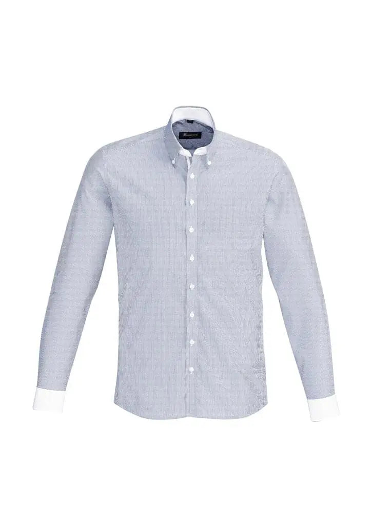 Biz Corporates Fifth Avenue Mens Long Sleeve Shirt 40120 Metro Workwear.