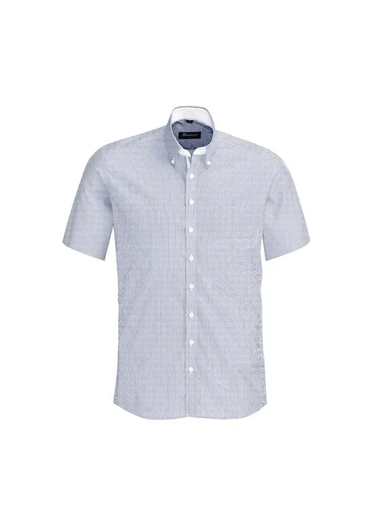 Biz Corporates Fifth Avenue Mens Short Sleeve Shirt 40122 Metro Workwear.