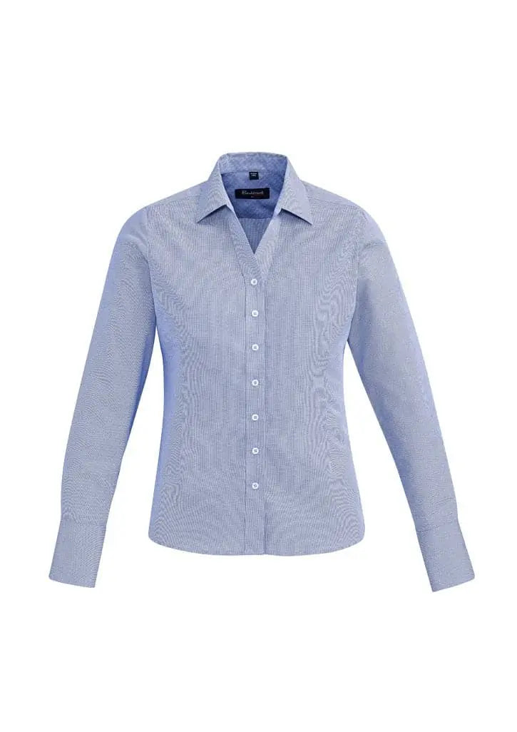 Biz Corporates Hudson Womens Long Sleeve Shirt 40310 Metro Workwear.