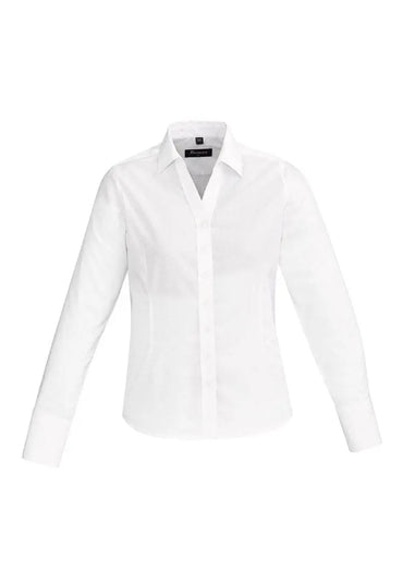Biz Corporates Hudson Womens Long Sleeve Shirt 40310 Metro Workwear.