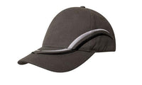 Headwear Emb Lines On Crown & Peak Cap X12 - 4075 Metro Workwear.