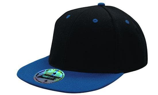 Headwear Two Tone Flat Peak Cap X12 - 4106 Metro Workwear.