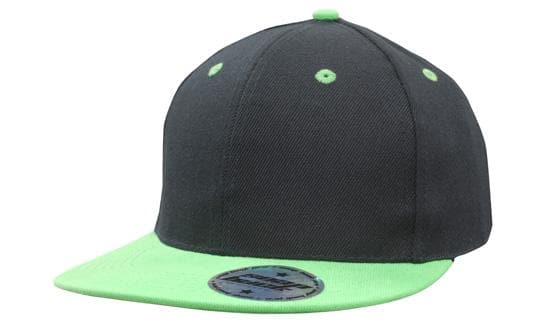 Headwear Kids Amer/t Flat Peak 2 Tone Cap X12 Metro Workwear.